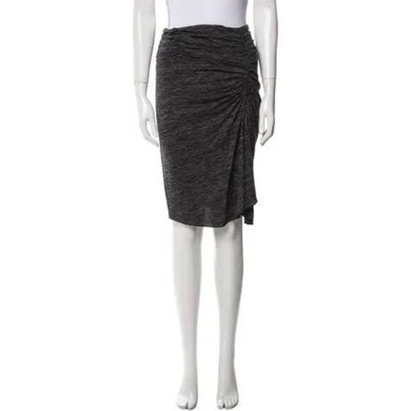 BURBERRY BRIT Skirts Pleated Accents Knee-Length Skirt Large - Picture 1 of 8